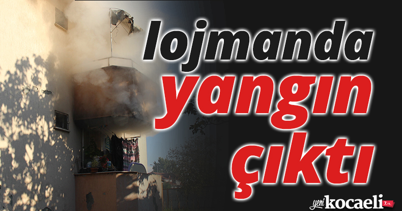 112 Acil Sağlık Hizmetleri istasyonunun alt katındaki lojmanda yangın çıktı