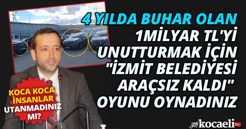 4 YILDA BUHAR OLAN 1MİLYAR TL'Yİ UNUTTURMAK İÇİN 