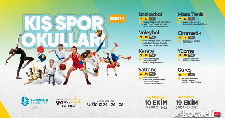Başiskele Kış Spor Okulları İçin Hazırlıklar Tamam