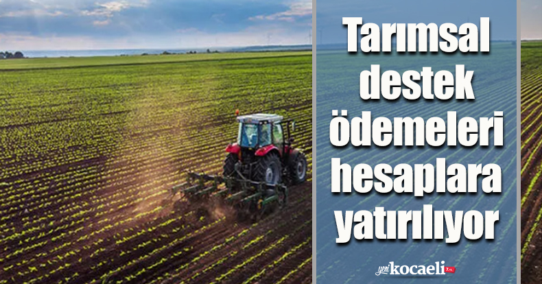 Tarımsal destek ödemeleri hesaplara yatırılıyor