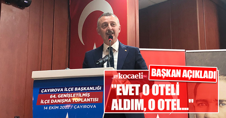 BAŞKAN AÇIKLADI 