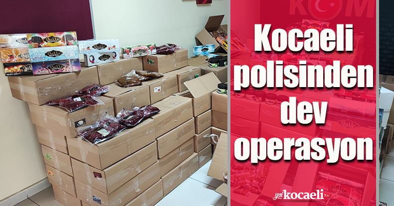 Kocaeli polisinden dev operasyon