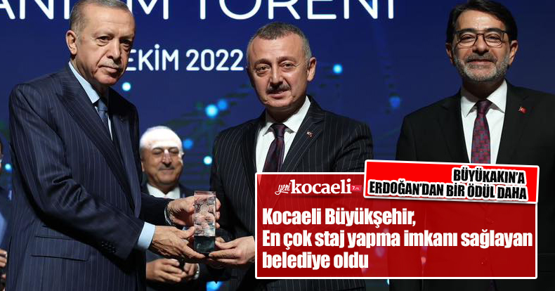 Kocaeli Büyükşehir, en çok staj yapma imkanı sağlayan belediye oldu