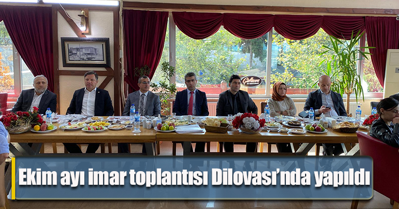 Ekim ayı imar toplantısı Dilovası’nda yapıldı