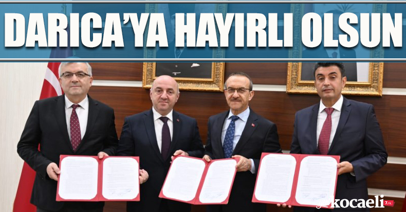 Darıca Aile Sağlığı Merkezi ve Hizmet Binasına Ait Protokol İmzalandı