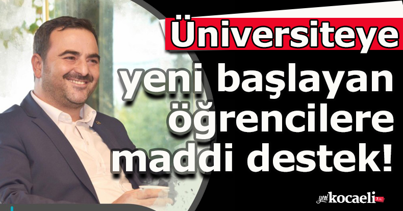 Üniversiteye yeni başlayanlar öğrencilere destek