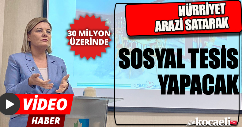 “İKİ ARAZİ SATARAK SOSYAL TESİS YAPMAK İSTİYORUZ”