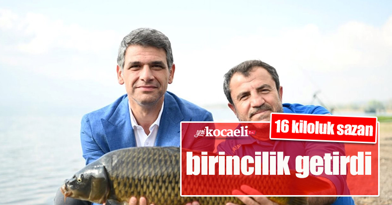 16 kiloluk sazan birincilik getirdi
