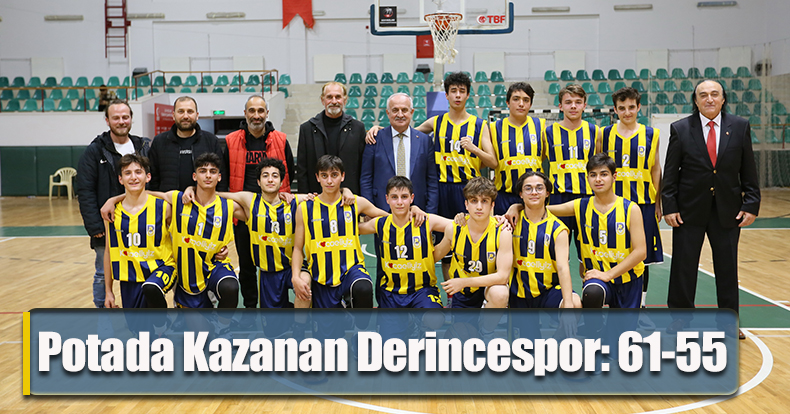 Potada Kazanan Derincespor: 61-55 