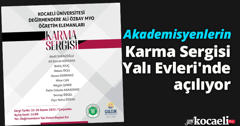 Akademisyenlerin Karma Sergisi Yalı Evleri'nde açılıyor