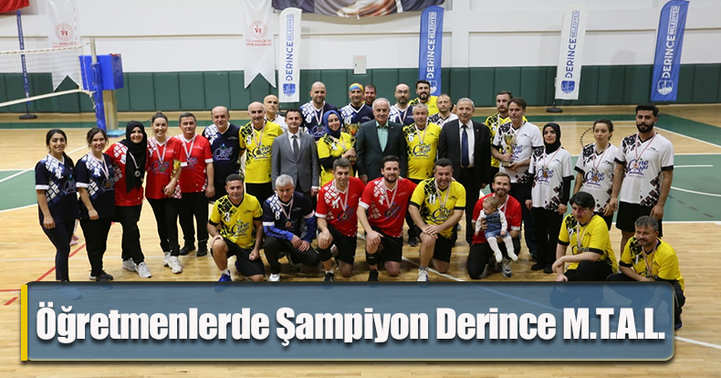 Öğretmenlerde Şampiyon Derince M.T.A.L.