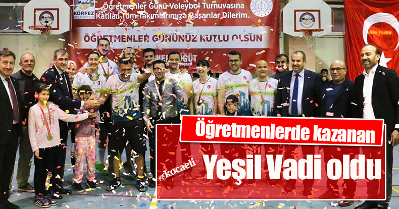 Öğretmenlerde kazanan Yeşil Vadi oldu