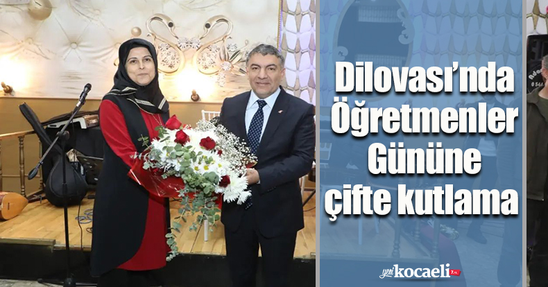 Dilovası’nda Öğretmenler Gününe çifte kutlama 