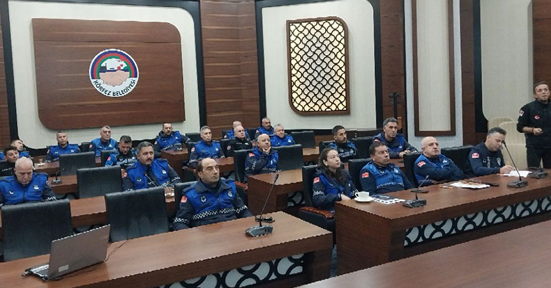 Körfez Zabıtası’na eğitim verildi