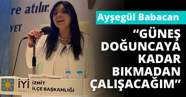 GÜNEŞ DOĞUNCAYA KADAR BIKMADAN ÇALIŞACAĞIM