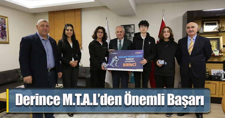 Derince M.T.A.L’den Önemli Başarı