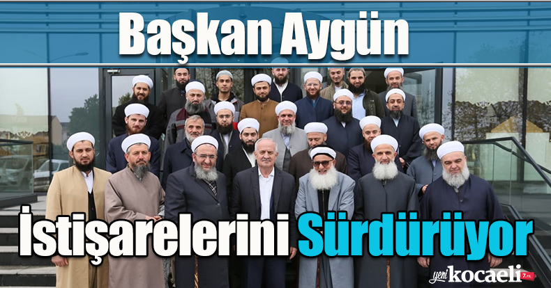 Başkan Aygün İstişarelerini Sürdürüyor