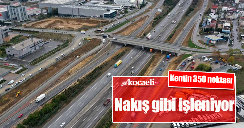 Kentin 350 noktası nakış gibi işleniyor