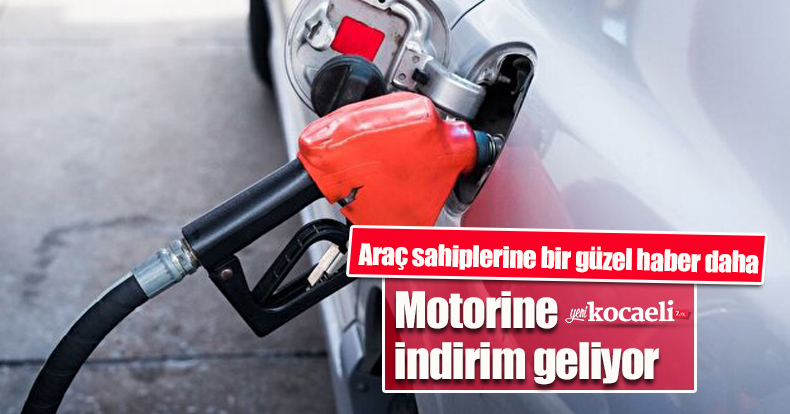 Motorine indirim geliyor