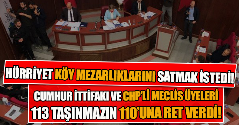 CUMHUR İTTİFAKI VE CHP'Lİ MECLİS ÜYELERİ RET OYU KULLANDI!