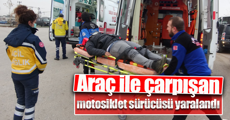 Yaralı sürücüye tesadüf müdahale