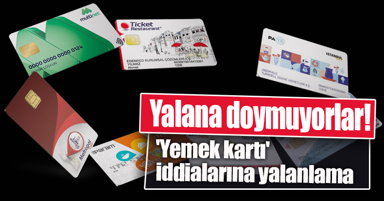 'Yemek kartı' iddialarına yalanlama: Değişen bir şey yok