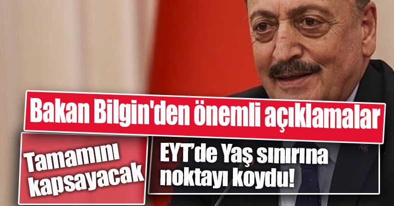 Bakan Bilgin'den asgari ücret açıklaması!