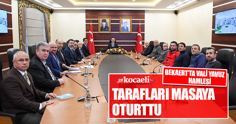 VALİLİKTE BİR ARAYA GELDİLER