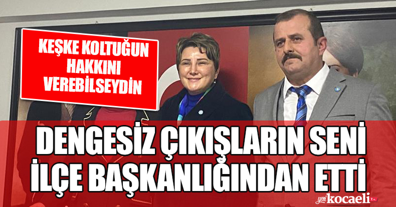 “KEŞKE KOLTUĞUN HAKKINI VEREBİLSEYDİN”