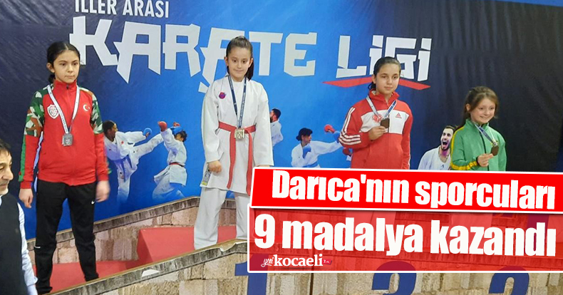Darıca'nın sporcuları 9 madalya kazandı