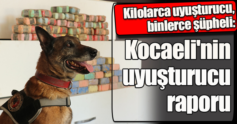 Kilolarca uyuşturucu, binlerce şüpheli: Kocaeli'nin uyuşturucu raporu
