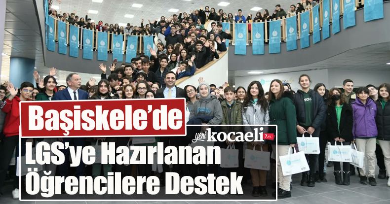 Başiskele’de LGS’ye Hazırlanan Öğrencilere Destek