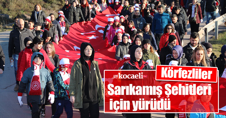 Körfezliler Sarıkamış Şehitleri için yürüdü