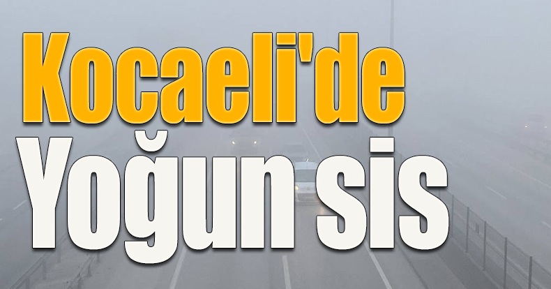 Kocaeli'de yoğun sis