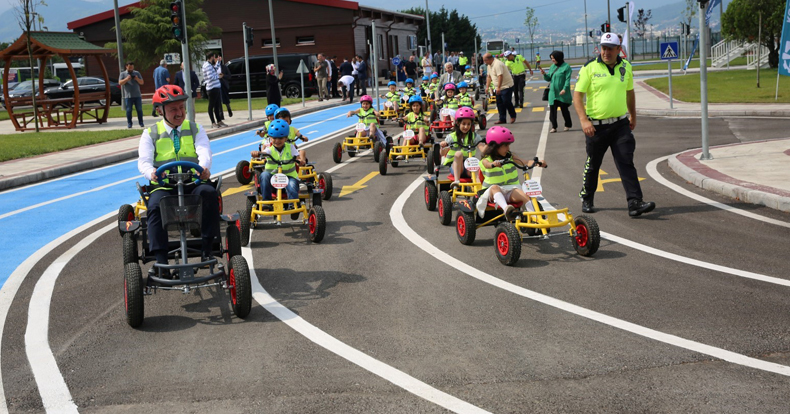 Trafik Eğitim Parkında 4.250 öğrenciye eğitim