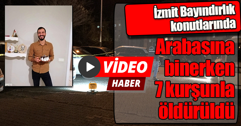 Arabasına binerken 7 kurşunla öldürüldü