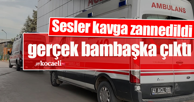 Sesler kavga zannedildi, gerçek bambaşka çıktı