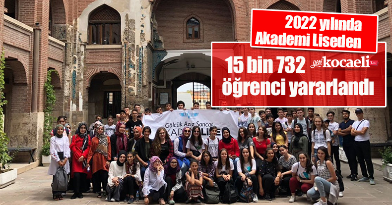 2022 yılında Akademi Liseden 15 bin 732 öğrenci yararlandı