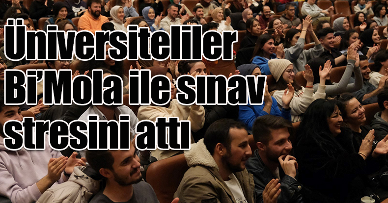 Üniversiteliler Bi’Mola ile sınav stresini attı