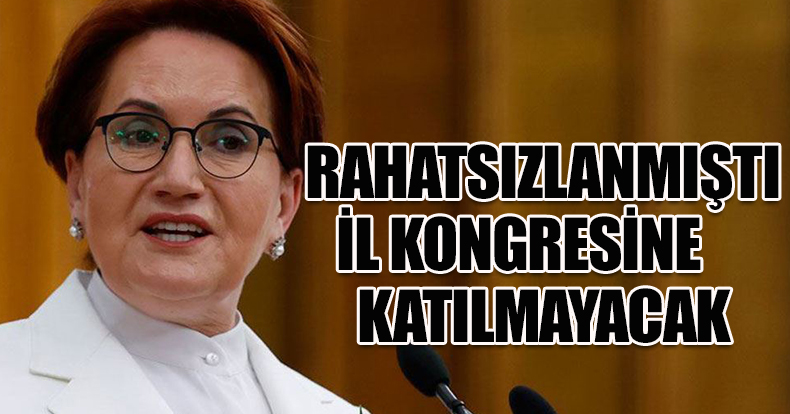 RAHATSIZLANMIŞTI İL KONGRESİNE KATILMAYACAK 