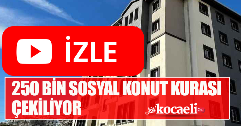 TOKİ İzmit kura çekimi canlı yayın