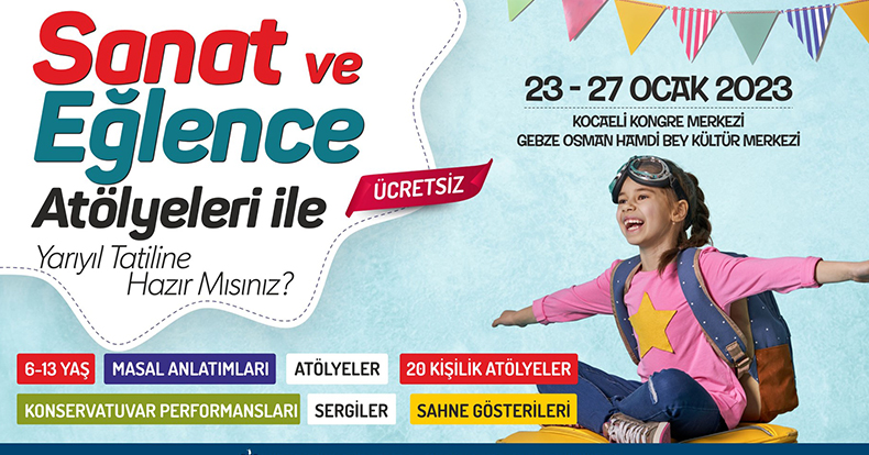 Büyükşehir’den yarıyıl tatilinde sanat ve eğlence atölyeleri