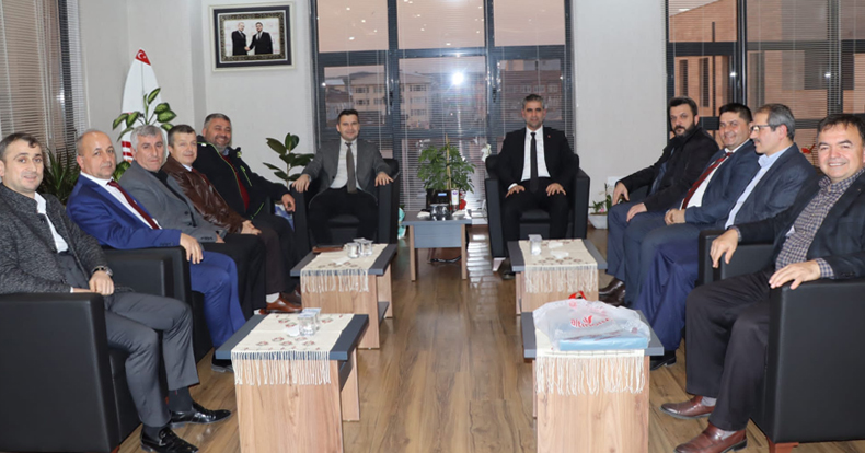 Başkan Turan’a seri ziyaretler