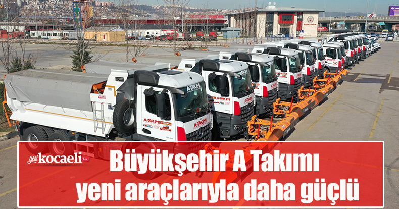 Büyükşehir A Takımı yeni araçlarıyla daha güçlü