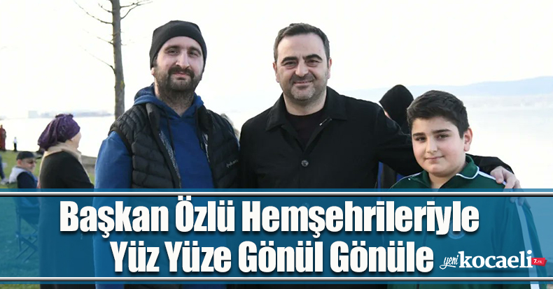 Başkan Özlü Hemşehrileriyle Yüz Yüze Gönül Gönüle