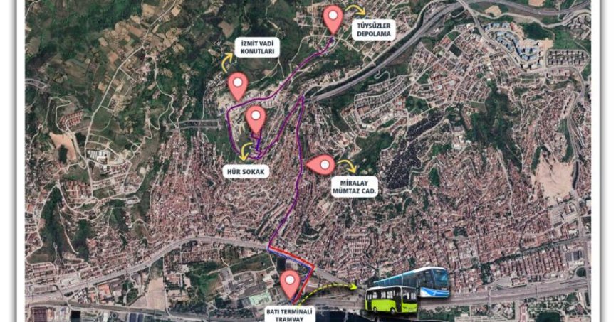 Gültepe’nin yeni hattı 45 seferlere başlıyor