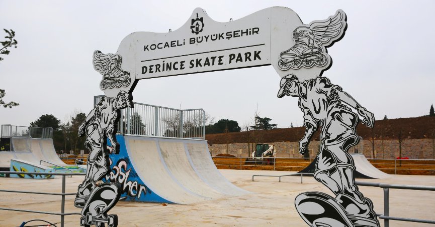Artık Derinceli gençlerin de skate parkı var
