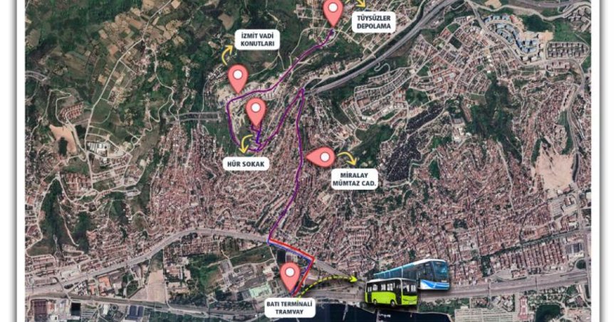 Gültepe’nin yeni hattı 45 seferlere başlıyor