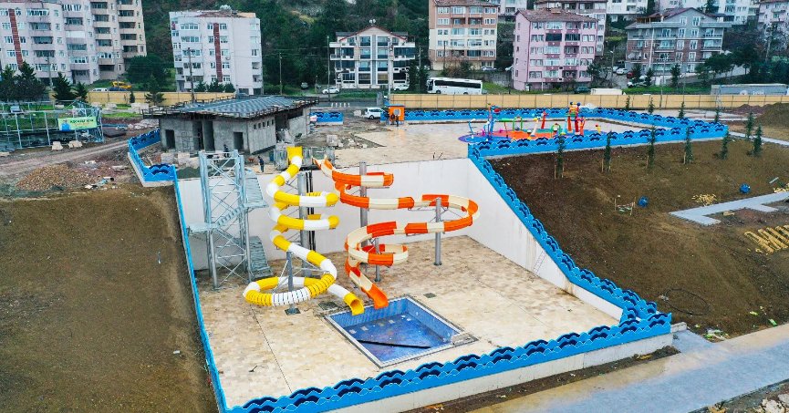 Aquapark tamam, sıra çevre düzenlemesinde