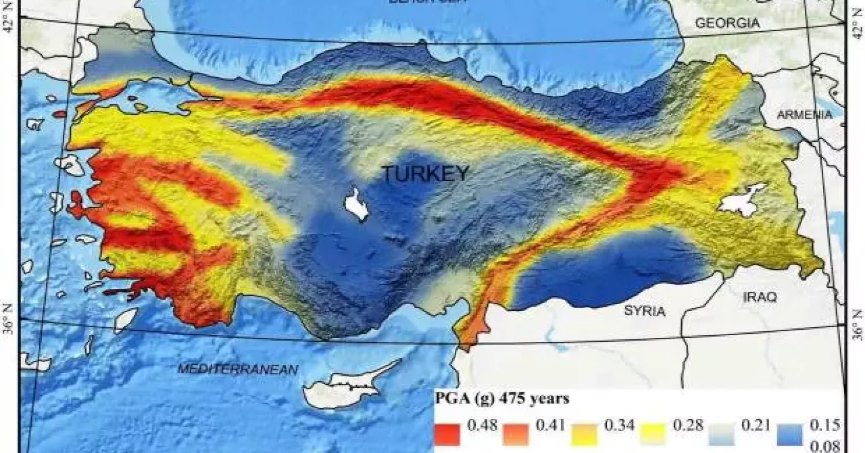 Türkiye 3 metre hareket etti